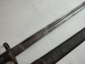 1907 Sanderson Bayonet with Regimental Markings.