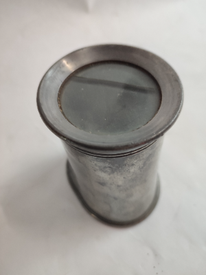 Discover our range of exquisite Victorian/Georgian pewter tumblers with glass bottoms. Explore now and add a touch of history to your tableware!