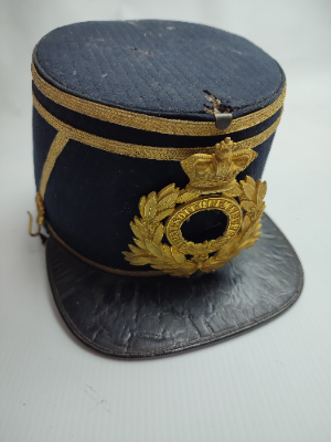 Discover our 1869 Lancashire Fusiliers Regiment Shako, formerly owned by Champion Jones Esq. Made by renowned C Smith and Sons. Act now, own a piece of history!