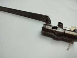 Discover the Podewils Rifle Model 1858/67, complete with regimental blade markings. Despite missing ring bolt, it's in good condition. Shop now!