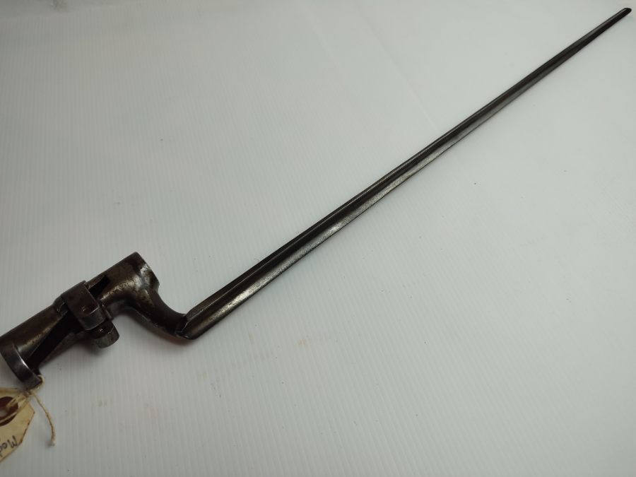 Discover the Podewils Rifle Model 1858/67, complete with regimental blade markings. Despite missing ring bolt, it's in good condition. Shop now!