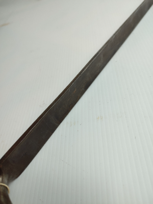 Discover our Podewils rifle model 1858/67 with a Lindner Braunmuhl bayonet. Missing ring bolt, but in good condition. Shop now!