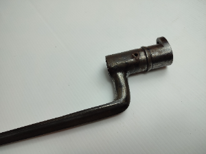 Discover our range of collectible weaponry, featuring a rare 1857 Swedish Percussion rifle bayonet. Although incomplete, it holds historical value. Shop now!