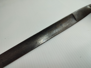 Discover our range of collectible weaponry, featuring a rare 1857 Swedish Percussion rifle bayonet. Although incomplete, it holds historical value. Shop now!