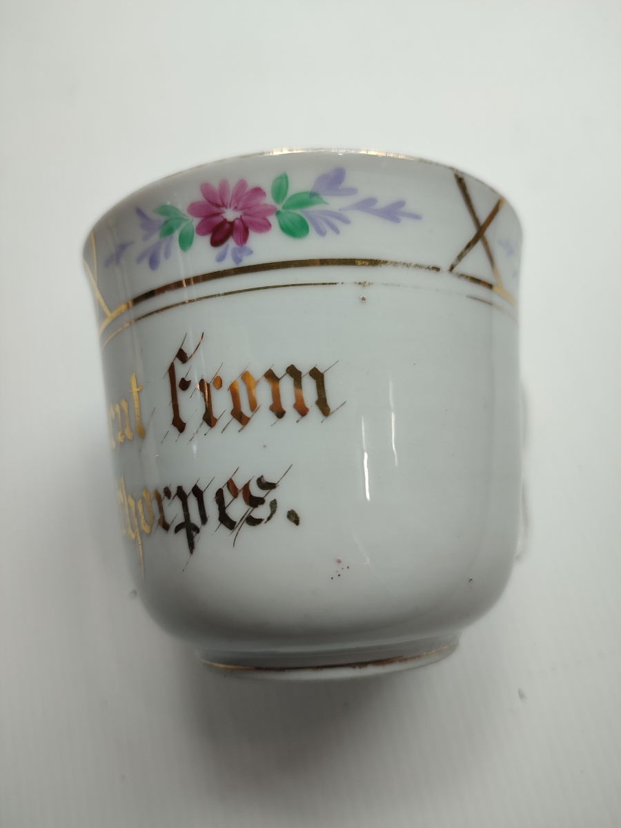 Discover our unique Victorian mustache cup, a charming keepsake from Cleethorpes. Embark on a journey back in time. Shop now and own a piece of history!