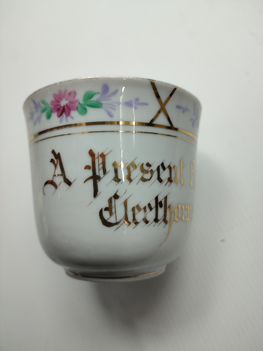 Discover our unique Victorian mustache cup, a charming keepsake from Cleethorpes. Embark on a journey back in time. Shop now and own a piece of history!