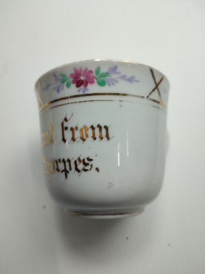 Discover our unique Victorian mustache cup, a charming keepsake from Cleethorpes. Embark on a journey back in time. Shop now and own a piece of history!