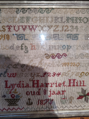 Textile sample by Lydia Harriet Hill.