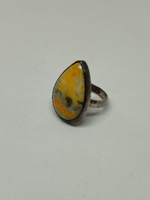 Silver Ring with Indonesian Bumble Bee.