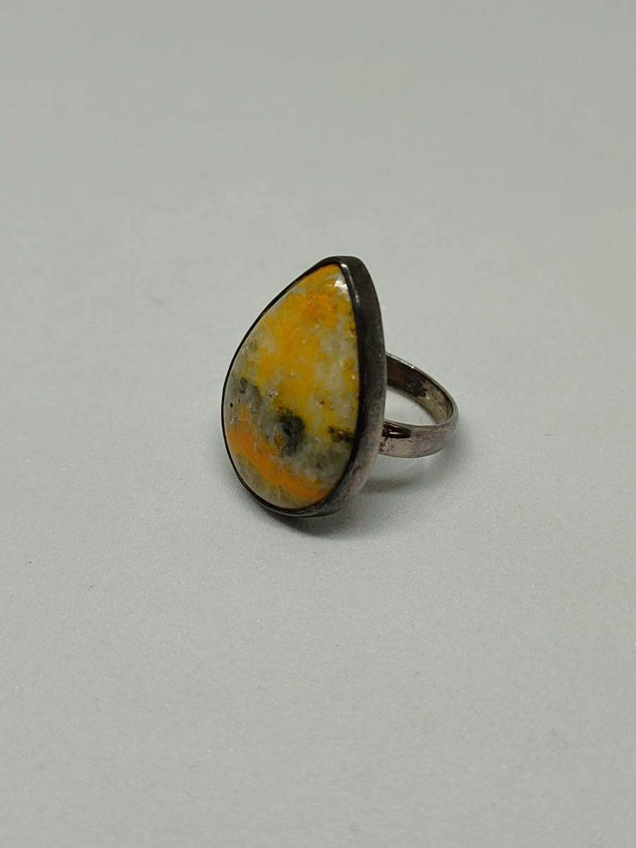 Silver Ring with Indonesian Bumble Bee.