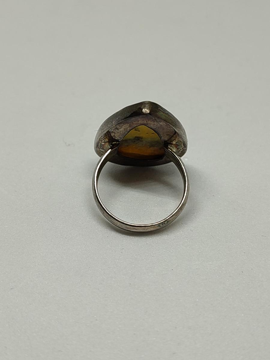 Silver Ring with Indonesian Bumble Bee.