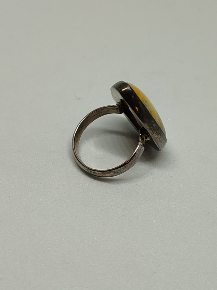 Silver Ring with Indonesian Bumble Bee.