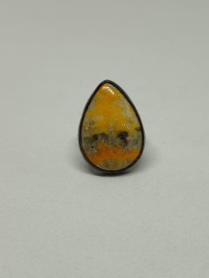 Silver Ring with Indonesian Bumble Bee.