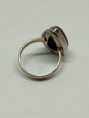 Shop our stunning Azurite Malachite Morenci Silver Ring in size L. Act now for a unique blend of style and elegance. Don't miss out, purchase today!