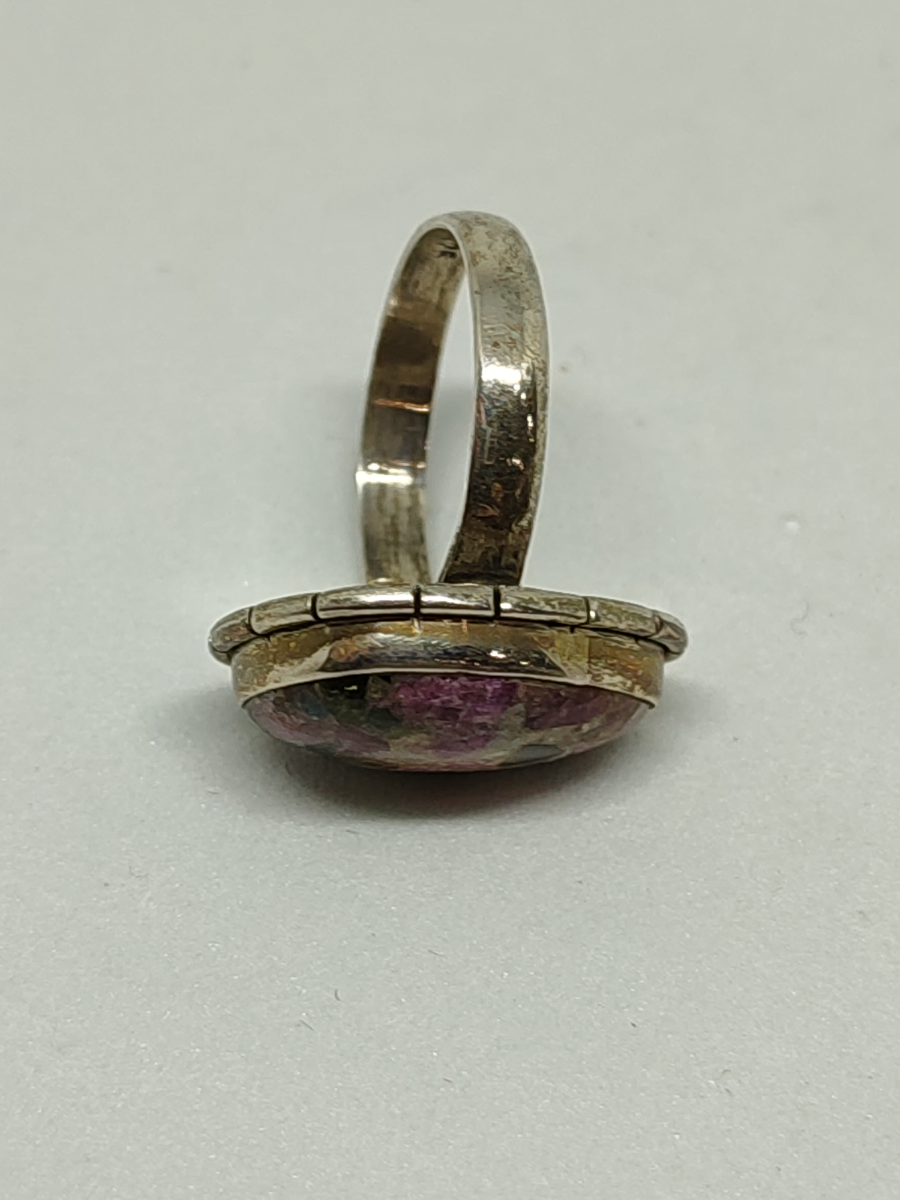 Multi Tourmaline Silver Ring