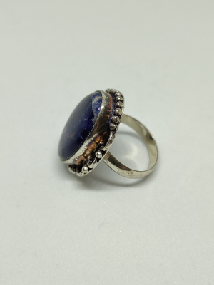 Silver Sodalite Ring
