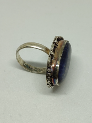 Silver Sodalite Ring