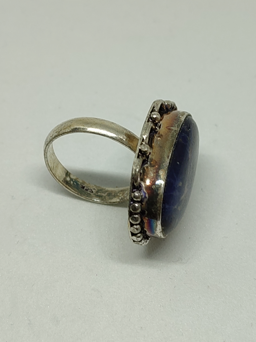 Silver Sodalite Ring