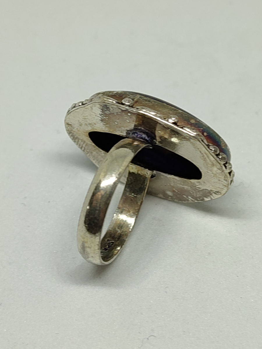 Silver Sodalite Ring