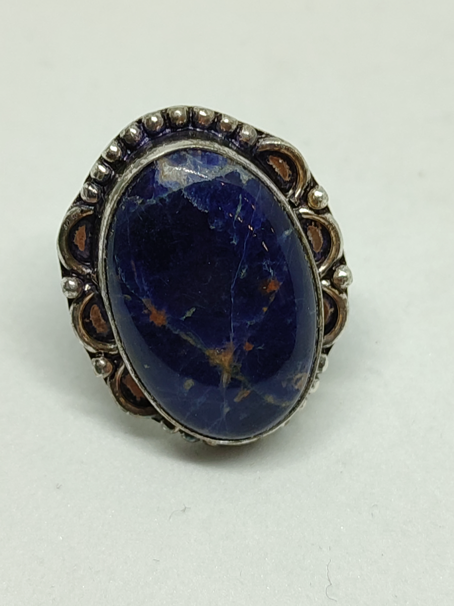 Silver Sodalite Ring