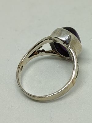 Silver Amethyst Ring