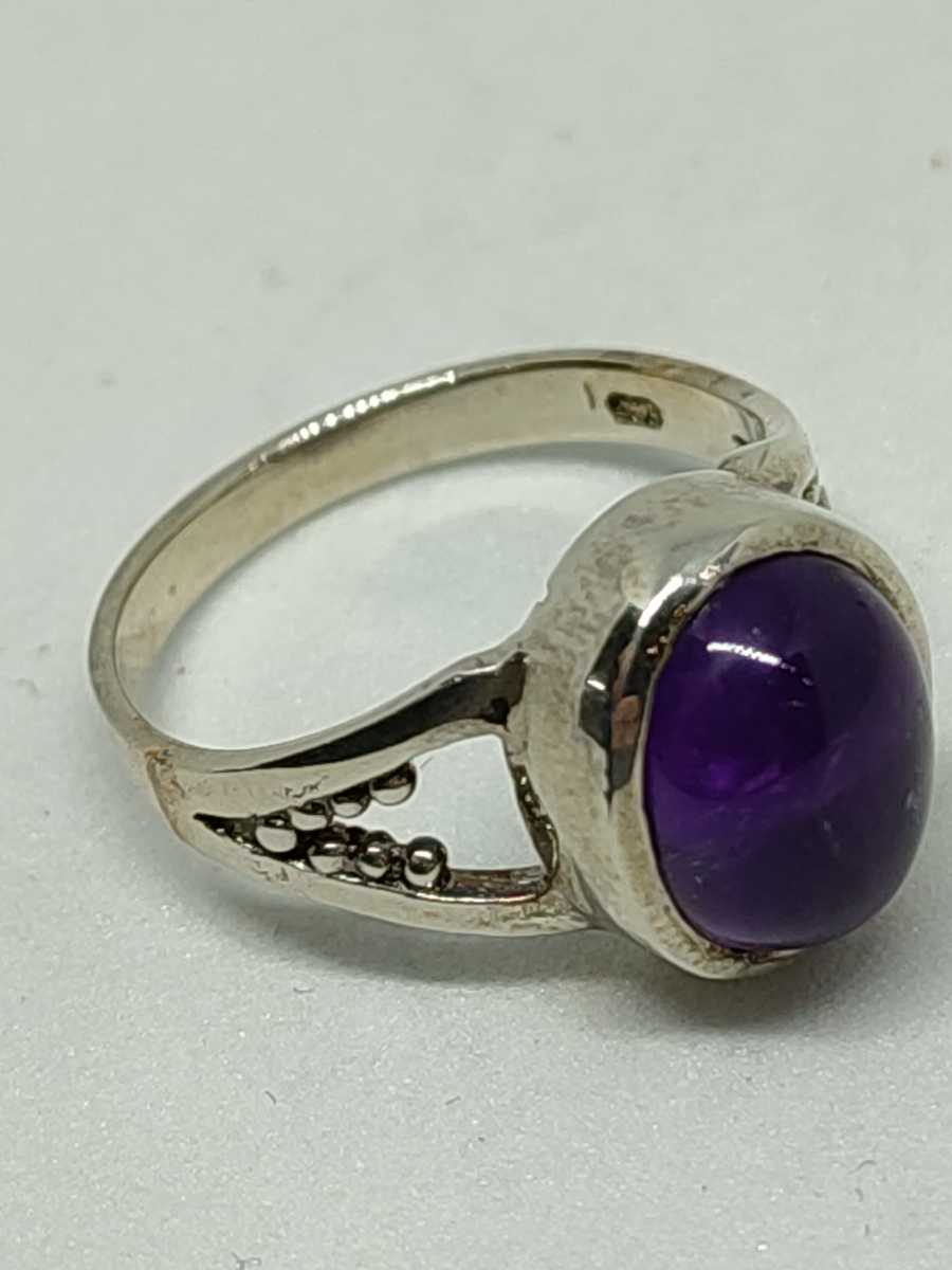 Silver Amethyst Ring