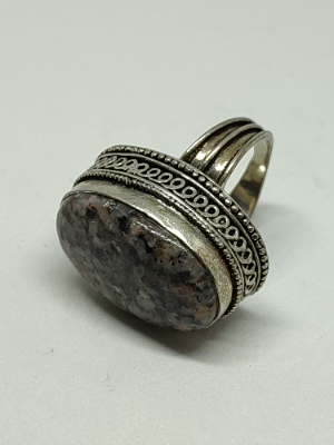 925 Silver Eudialyte Ring