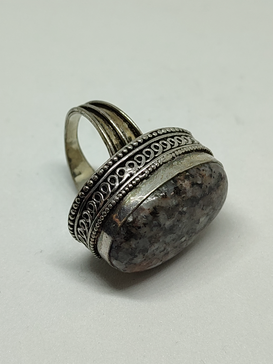 925 Silver Eudialyte Ring