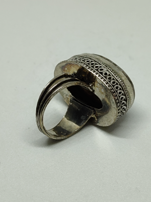 925 Silver Eudialyte Ring