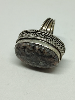 925 Silver Eudialyte Ring