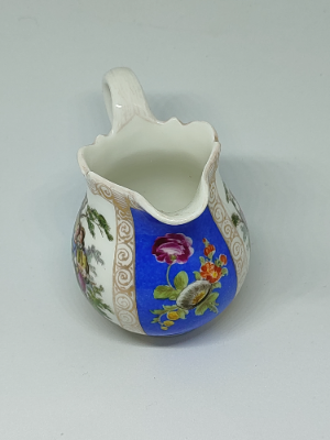 Explore our fine collection of 19th century Dresden jugs. Perfectly preserved, 8.5cm high. Add historical beauty to your ceramics collection today.