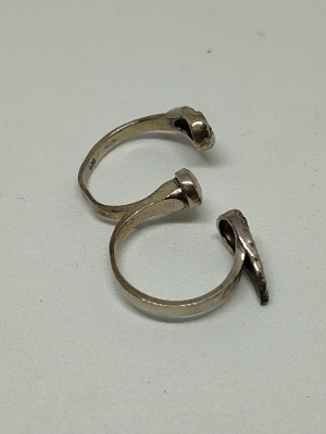 925 Silver Double Angel Ring.