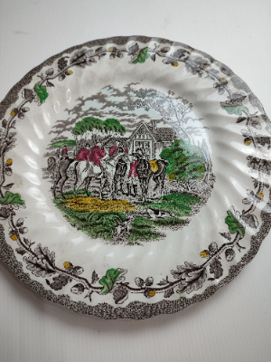 Fine Staffordshire Ware Plate