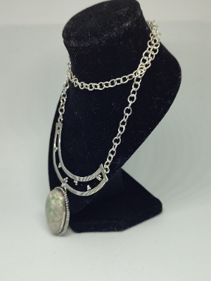 Silver Variscite Necklace