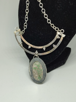 Silver Variscite Necklace