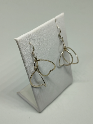 Decorative Silver Earrings.