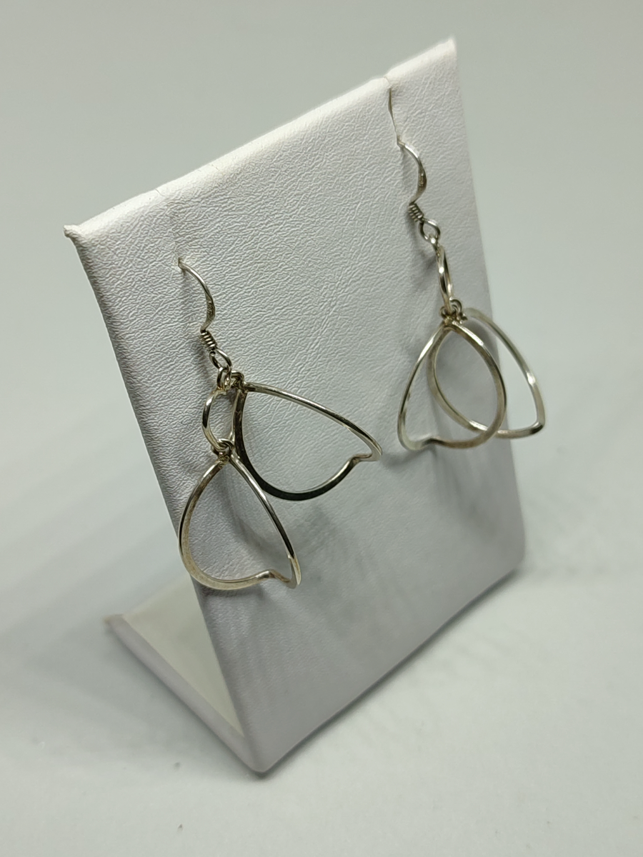 Decorative Silver Earrings.
