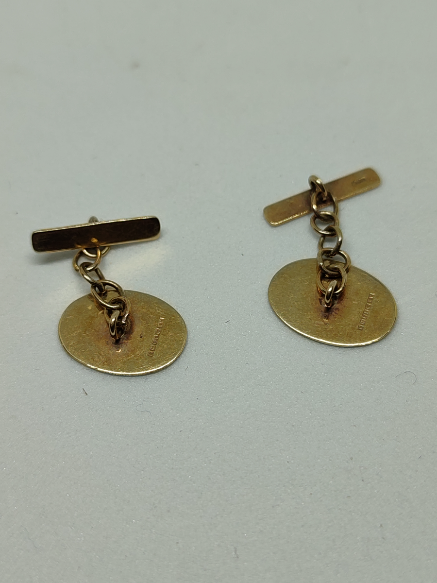 Pair Of 9ct Gold Cufflinks