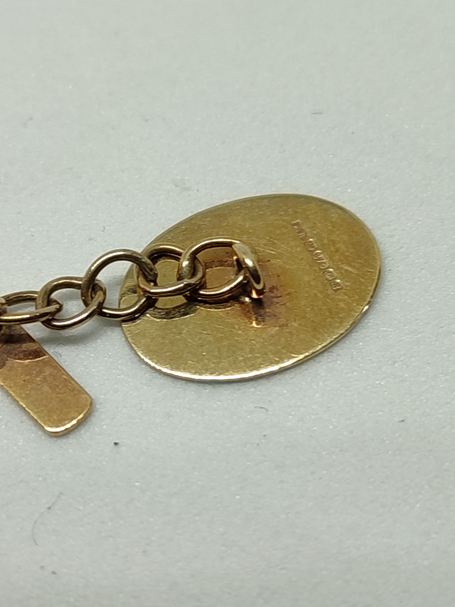 Pair Of 9ct Gold Cufflinks