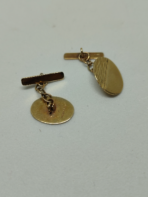 Pair Of 9ct Gold Cufflinks