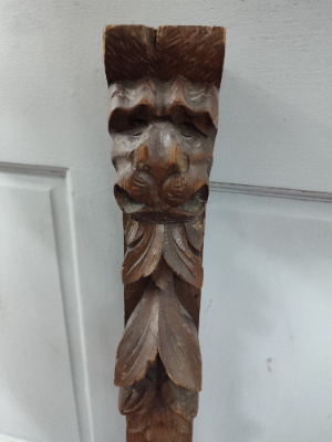 Explore our range of 19th-century antique wooden carvings! At 78cm tall, they are a majestic addition to any collection. Buy now for a timeless piece.