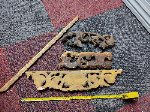 Gilded Wooden Parts