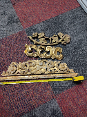 Gilded Wooden Parts