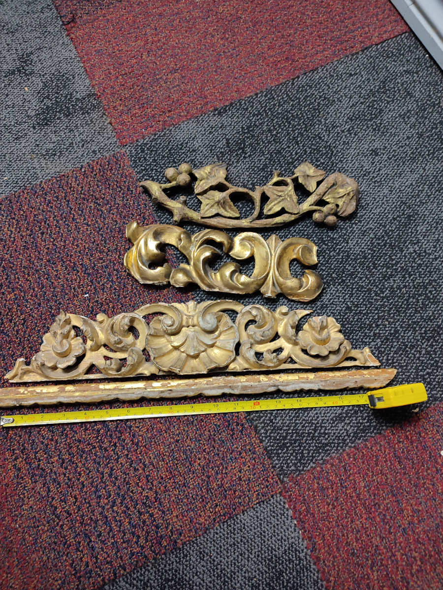 Gilded Wooden Parts