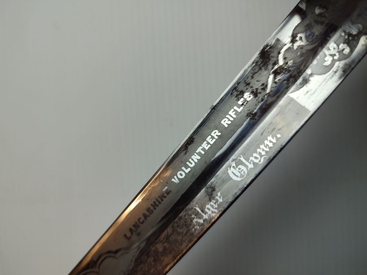 Lancashire Rifle Volunteers 1827 Pattern Sword.