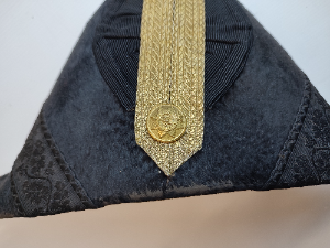 Discover our range of military antiques including the pristine Medical Staff officer's bicorn and tin by Linney & Co, London. Shop now and add history to your collection!