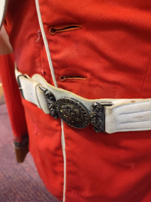 Discover unique Northumberland Fusiliers items, including a named buff leather belt and a Royal Scottish Fusilier cross-belt. Shop now and own a piece of history.