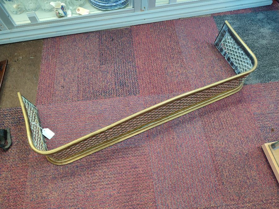 Victorian Brass Fender