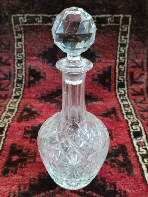 20th Century Cut Glass Decanter