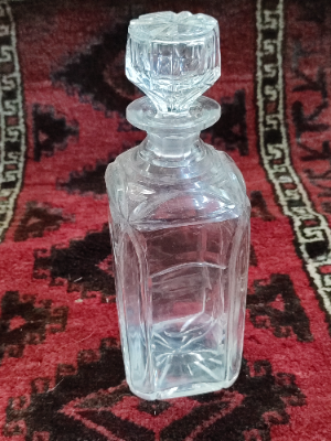 Cut Glass Spirit Decanter.